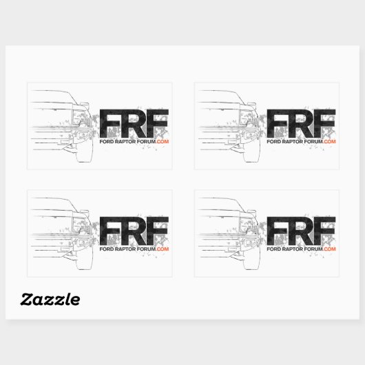 FRF Grunge Sticker (Blatt)