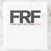 FRF-Sauberkleber Rechteckiger Aufkleber (Tasche)