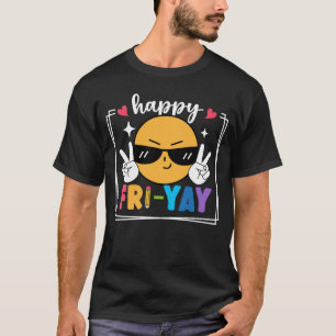 Fri-Yay Funny Funny Freitag Wochenende Lehrerin St T-Shirt