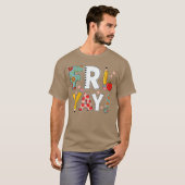 Fri Yayeacher Happy Friday Friyay Weekend Back to T-Shirt (Vorne ganz)
