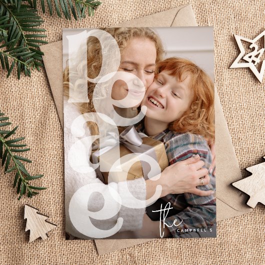 FRIACE Overlay Typografy' Foto Weihnachten