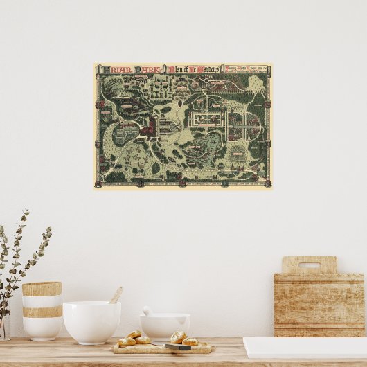 Friar Park Poster (Küche)