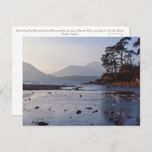 Friar's Crag Derwent Water England Card Poster Can Postkarte (Vorne/Hinten)