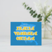 Friaul-Julisch Venetien Postkarte (Stehend Vorderseite)