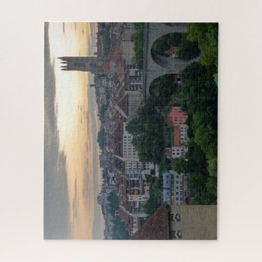 Fribourg Sunset Jigsaw Puzzle (Vertikal)