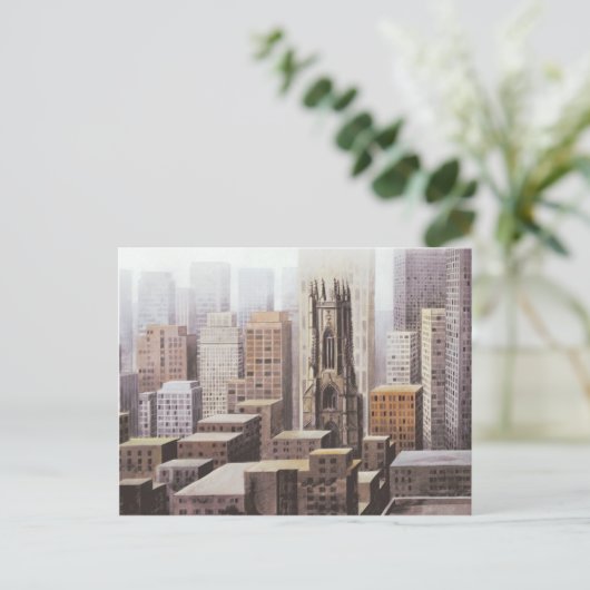 Fribourg USA Postkarte (Stehend Vorderseite)