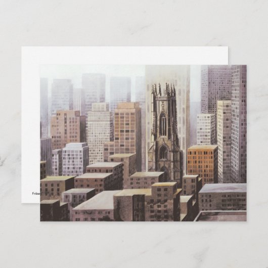 Fribourg USA Postkarte (Vorne/Hinten)