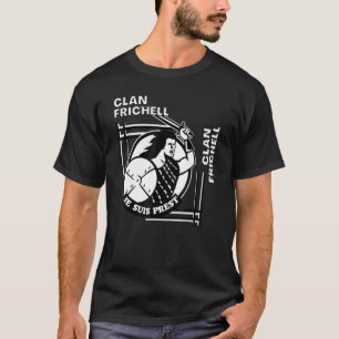 Frichell Clan Gälischer Wahlspruch Schwertkämpfer T-Shirt