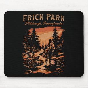 Frick Park Pittsburgh Pennsylvania Vintage Wandern Mousepad
