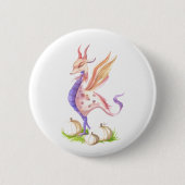 Fricka, der Drachenknopf Button (Vorderseite)