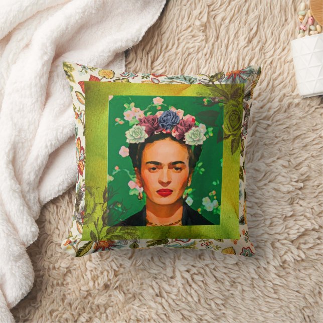 Frida Blume Throw Kissen (Decke)