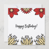 Frida Collection Geburtstagskarte Einladung (Vorderseite)