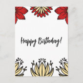 Frida Collection Geburtstagskarte Postkarte (Vorderseite)