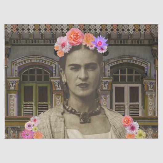 Frida Decoupage Tissue Paper Seidenpapier (Vorderseite)