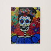 Frida Dia de Los Muertos Puzzle (Vertikal)