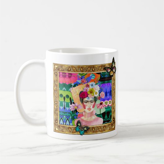 FRIDA erhält Gerahmte, originelle Kaffeebeutel Kaffeetasse (Links)