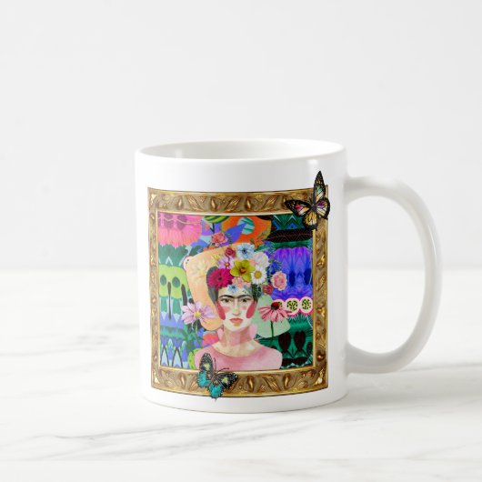 FRIDA erhält Gerahmte, originelle Kaffeebeutel Kaffeetasse (Rechts)