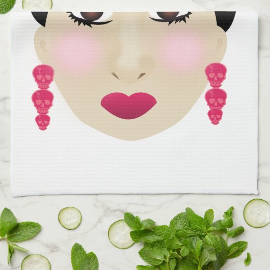 Frida Geschirrtuch (Gefaltet)