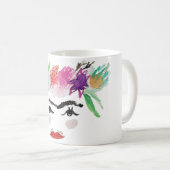 Frida Inspiriert Kaffeetasse (VorderseiteRechts)