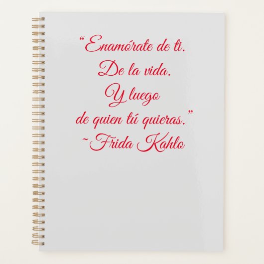 Frida Inspiriert Planer (Vorderseite)