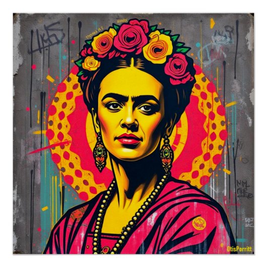 Frida Kahlo-4 Poster (Vorderseite)