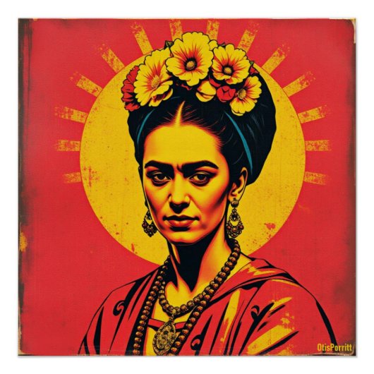 Frida Kahlo-5 Poster (Vorderseite)