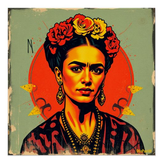 Frida Kahlo-8 Poster (Vorderseite)