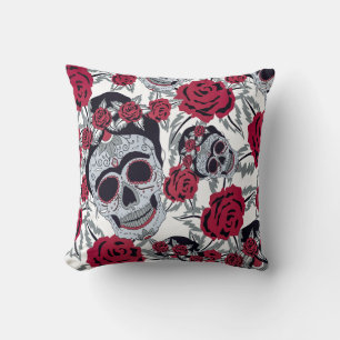 Frida Kahlo and Roses Kissen