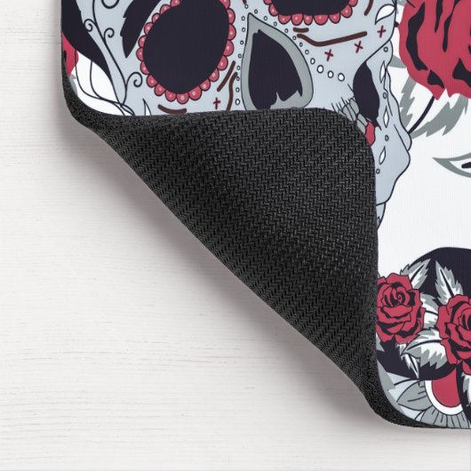 Frida Kahlo and Roses Mousepad (Ecke)