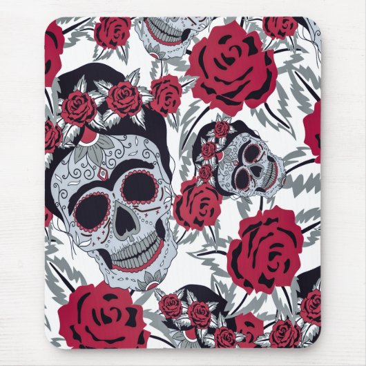 Frida Kahlo and Roses Mousepad (Vorne)
