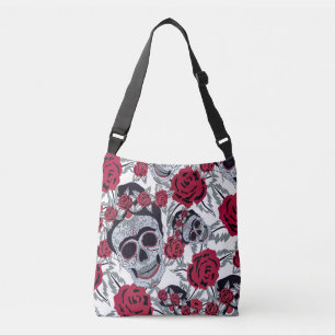 Frida Kahlo and Roses Tragetaschen Mit Langen Trägern