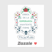 Frida Kahlo | Árbol De La Esperanza Aufkleber (Blatt)