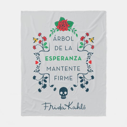 Frida Kahlo | Árbol De La Esperanza Fleecedecke (Vorderseite)