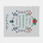 Frida Kahlo | Árbol De La Esperanza Fleecedecke (Vorderseite (Horizontal))