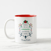 Frida Kahlo | Árbol De La Esperanza Zweifarbige Tasse (Links)