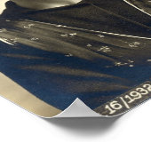 Frida Kahlo Arms Crossed Poster (Ecke)