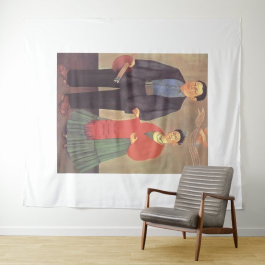 Frida Kahlo art Wandteppich (Beispiel (Horizontal))
