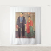 Frida Kahlo art Wandteppich (Vorderseite)