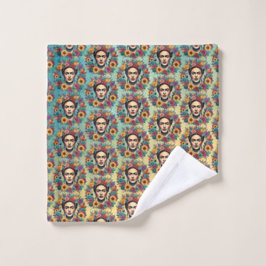 Frida Kahlo Badhandtuch Set (Waschlappen)