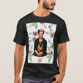 Frida Kahlo Blume Classic T - Shirt (Vorderseite)