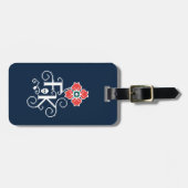 Frida Kahlo| Blumentribut Gepäckanhänger (Vorderseite horizontal)