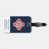 Frida Kahlo| Blumentribut Gepäckanhänger (Rückseite horizontal)