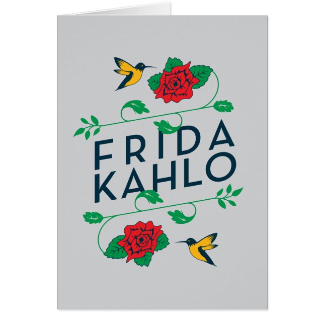 Frida Kahlo | BlumenTypografie (Vorne)