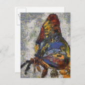 Frida Kahlo Butterfly Monet Inspire Postkarte (Vorne/Hinten)