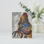 Frida Kahlo Butterfly Monet Inspire Postkarte (Stehend Vorderseite)