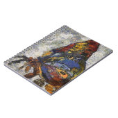 Frida Kahlo Butterfly Monet Inspiriert Notizblock (Linke Seite)