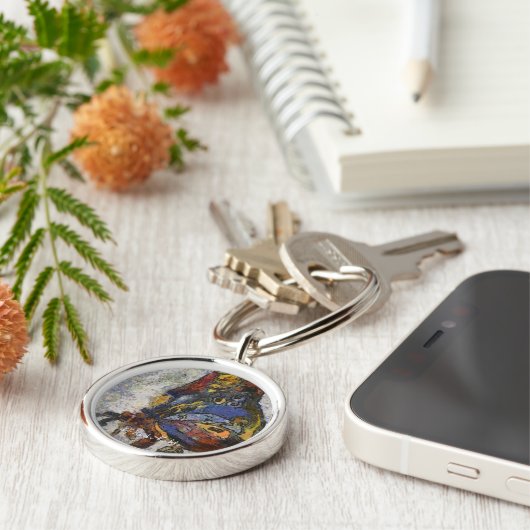 Frida Kahlo Butterfly Monet Inspiriert Schlüsselanhänger (Seite)