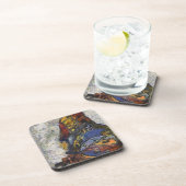 Frida Kahlo Butterfly Monet Inspiriert Untersetzer (Rechte Seite)