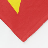 Frida Kahlo Cactus Graphic Fleecedecke (Ecke)