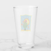 Frida Kahlo Cactus Graphic Glas (Rückseite)